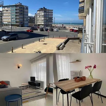 Daire Zonnig Vakantie Zijdelings Zeezicht Koksijde